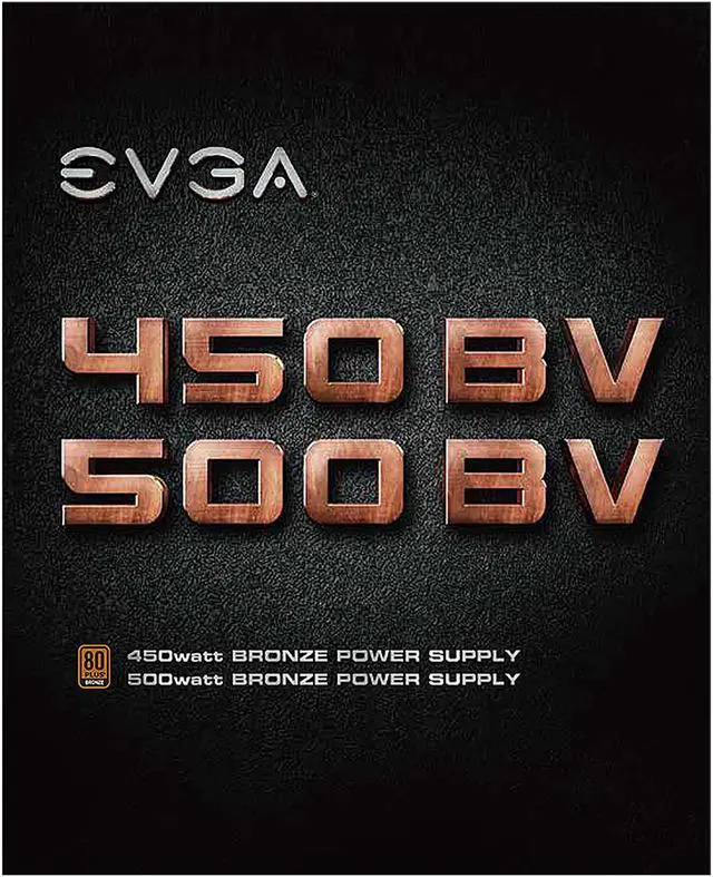 Alt view image 6 of 8 - EVGA 500 BV 100-BV-0500-K1 500W ATX12V / EPS12V 80 PLUS BRONZE Certified Active PFC Power Supply