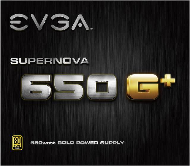 Alt view image 9 of 20 - EVGA SuperNOVA 650 G+, 80 Plus Gold 650W, Fully Modular, FDB Fan, 10 Year Warranty, Includes Power ON Self Tester, Power Supply 120-GP-0650-X1