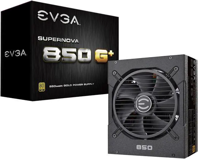 Alt view image 7 of 9 - EVGA SuperNOVA 850 G+, 80 Plus Gold 850W, Fully Modular, FDB Fan, 10 Year Warranty, Includes Power ON Self Tester, Power Supply 120-GP-0850-X1