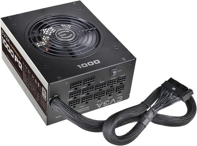 Alt view image 2 of 9 - EVGA SuperNOVA 1000 PQ, 80+ PLATINUM 1000W, Semi Modular, EVGA ECO Mode, 10 Year Warranty, Power Supply 210-PQ-1000-X1