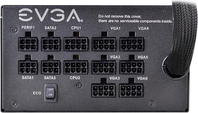 Alt view image 3 of 9 - EVGA SuperNOVA 1000 PQ, 80+ PLATINUM 1000W, Semi Modular, EVGA ECO Mode, 10 Year Warranty, Power Supply 210-PQ-1000-X1