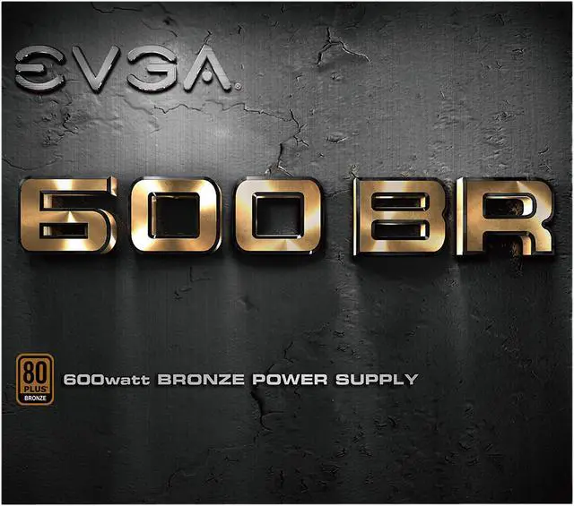 Alt view image 8 of 9 - EVGA 600 BR 100-BR-0600-K1 600 W ATX12V / EPS12V SLI CrossFire 80 PLUS BRONZE Certified Non-Modular Active PFC PFC SLI CrossFire Power Supply