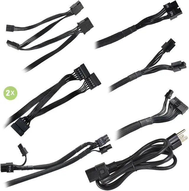 Alt view image 6 of 9 - EVGA 600 BR 100-BR-0600-K1 600 W ATX12V / EPS12V SLI CrossFire 80 PLUS BRONZE Certified Non-Modular Active PFC PFC SLI CrossFire Power Supply