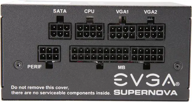 Alt view image 3 of 11 - EVGA SuperNOVA 550 GM, 80 Plus Gold 550W, Fully Modular, ECO Mode with DBB Fan, Includes Power ON Self Tester, SFX Form Factor, Power Supply, 123-GM-0550-Y1
