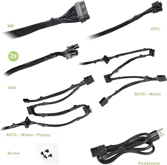 Alt view image 4 of 8 - EVGA 600 GD 100-GD-0600-V1 600 W ATX12V / EPS12V 80 PLUS GOLD Certified Non-Modular Active PFC Power Supply
