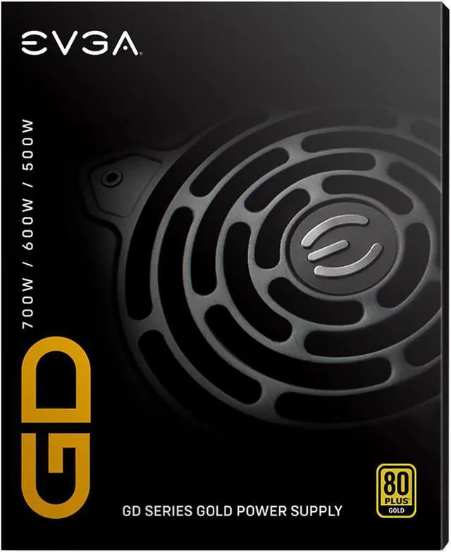 Alt view image 8 of 9 - EVGA 700 GD 100-GD-0700-V1 700 W ATX12V / EPS12V 80 PLUS GOLD Certified Non-Modular Active PFC Power Supply