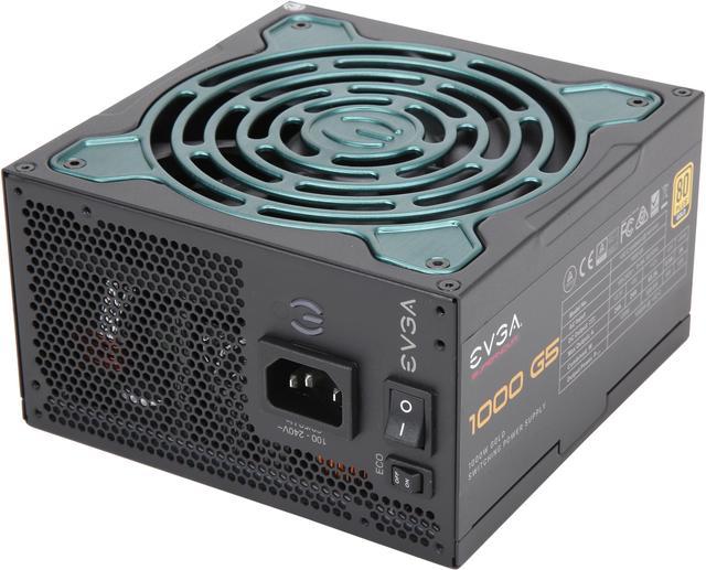 EVGA SuperNOVA 1000 G5, 80 Plus Gold 1000W, Fully Modular, ECO Mode with  Fdb Fan, 100% Japanese Capacitors, 10 Year Warranty, Compact 150mm Size,