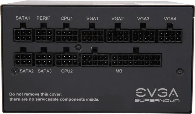 Alt view image 5 of 6 - EVGA SuperNOVA 850 G5, 80 Plus Gold 850W, Fully Modular, ECO Mode with Fdb Fan, 100% Japanese Capacitors, 10 Year Warranty, Compact 150mm Size, Power Supply 220-G5-0850-X1
