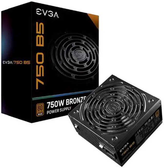 Alt view image 7 of 15 - EVGA 750 B5, 80 Plus BRONZE 750W, Fully Modular, EVGA ECO Mode, 5 Year Warranty, Compact 150mm Size, Power Supply - 220-B5-0750-V1