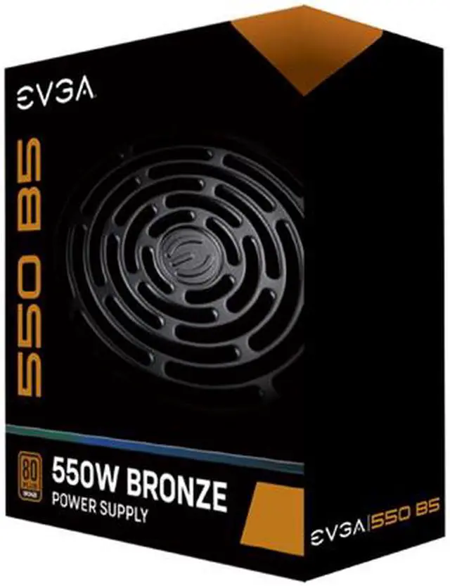 Alt view image 9 of 14 - EVGA 550 B5, 80 Plus BRONZE 550W, Fully Modular, EVGA ECO Mode, 5 Year Warranty, Compact 150mm Size, Power Supply - 220-B5-0550-V1