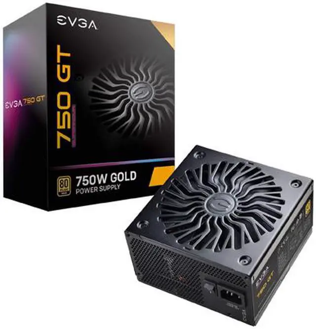 Alt view image 7 of 9 - EVGA SuperNOVA 750 GT, 80 Plus Gold 750W, Fully Modular, Auto Eco Mode with FDB Fan, 100% Japanese Capacitors, 7 Year Warranty, Includes Power ON Self Tester, Compact 150mm Size, 220-GT-0750-Y1