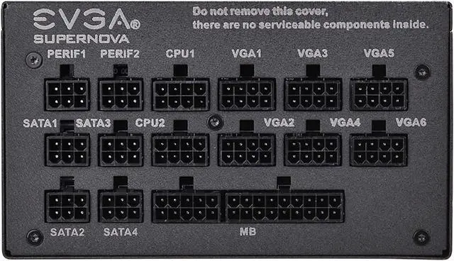 Alt view image 5 of 10 - EVGA SuperNOVA 1300 G+, 80+ GOLD 1300W, Fully Modular, 10 Year Warranty, Includes FREE Power On Self Tester, Power Supply - 220-GP-1300-X1