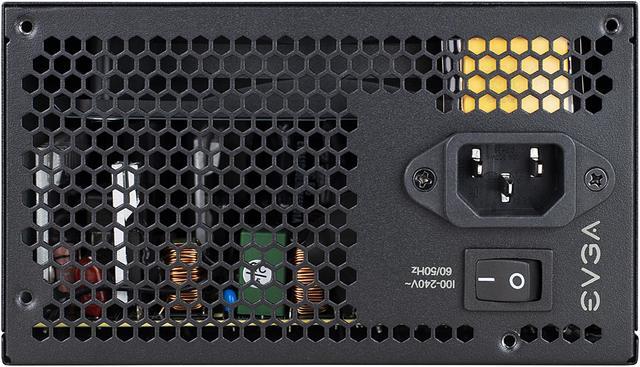 Alt view image 3 of 9 - EVGA 600 W3, 80+ White 600W, Compact 140mm Size, Non-Modular Active PFC Power Supply, 3 Year Warranty, 100-W3-0600-K1