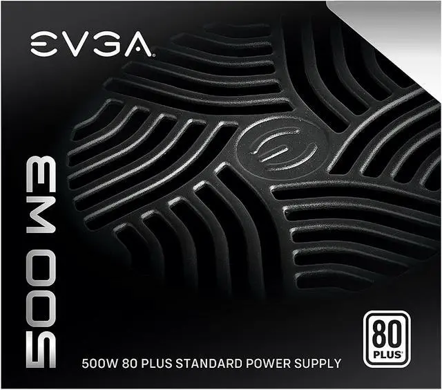 Alt view image 9 of 9 - EVGA 500 W3, 80+ 500W, Compact 140mm Size, Non-Modular Active PFC Power Supply, 3 Year Warranty, 100-W3-0500-K1