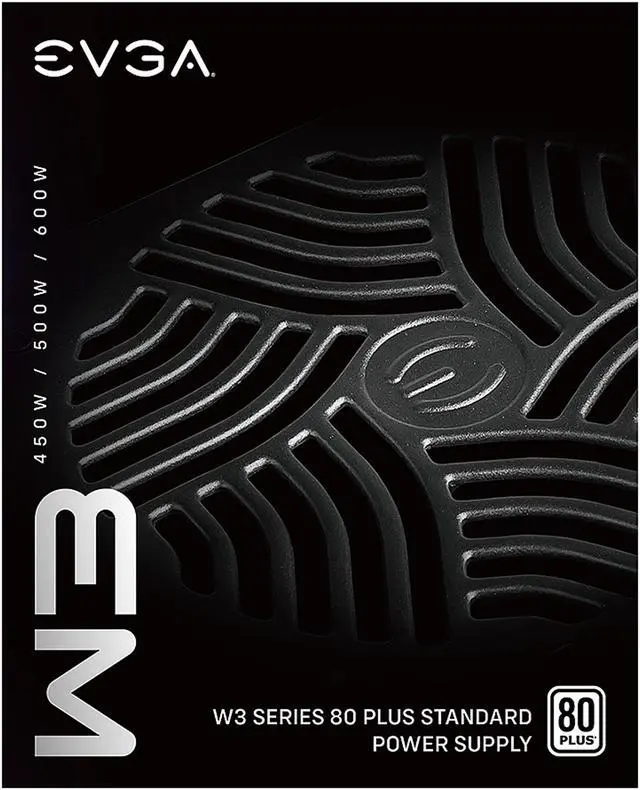 Alt view image 8 of 9 - EVGA 500 W3, 80+ 500W, Compact 140mm Size, Non-Modular Active PFC Power Supply, 3 Year Warranty, 100-W3-0500-K1