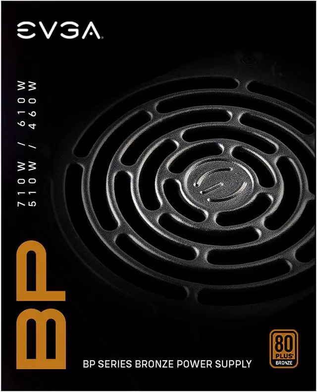 Alt view image 8 of 9 - EVGA 510 BP, 80+ BRONZE 510W, 3 Year Warranty, Power Supply 100-BP-0510-K1