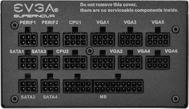 Alt view image 3 of 9 - EVGA SuperNOVA 1300 P+ 220-PP-1300-X1 1300 W ATX12V / EPS12V 80 PLUS PLATINUM Certified Full Modular Active PFC Power Supply