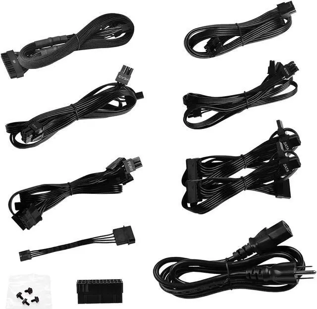 Alt view image 7 of 9 - EVGA SuperNOVA 650 G6, 80 Plus Gold 650W, Fully Modular, Eco Mode with FDB Fan, 10 Year Warranty, Includes Power ON Self Tester, Compact 140mm Size, Power Supply 220-G6-0650-X1