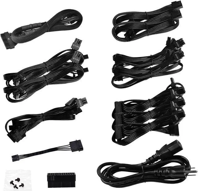 Alt view image 7 of 9 - EVGA SuperNOVA 850 P6, 80 Plus Platinum 850W, Fully Modular, Eco Mode with FDB Fan, 10 Year Warranty, Includes Power ON Self Tester, Compact 140mm Size, Power Supply 220-P6-0850-X1