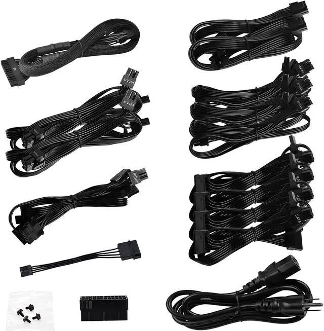 Alt view image 7 of 9 - EVGA SuperNOVA 1000 P6, 80 Plus Platinum 1000W, Fully Modular, Eco Mode with FDB Fan, 10 Year Warranty, Includes Power ON Self Tester, Compact 140mm Size, Power Supply 220-P6-1000-X1