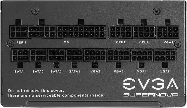 Alt view image 4 of 9 - EVGA SuperNOVA 1000 P6, 80 Plus Platinum 1000W, Fully Modular, Eco Mode with FDB Fan, 10 Year Warranty, Includes Power ON Self Tester, Compact 140mm Size, Power Supply 220-P6-1000-X1