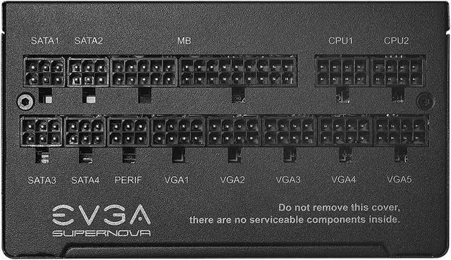 Alt view image 4 of 9 - EVGA SuperNOVA 1000 GT, 80 Plus Gold 1000W, Fully Modular, Eco Mode with FDB Fan, 100% Japanese Capacitors, 10 Year Warranty, Includes Power ON Self Tester, Compact 150mm Size, 220-GT-1000-X1