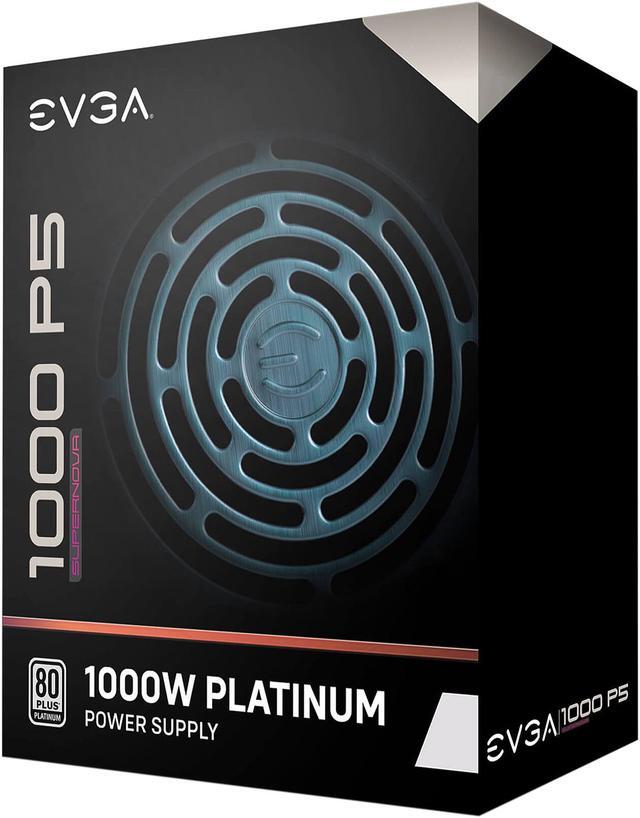 Alt view image 8 of 9 - EVGA SuperNOVA 1000 P5, 80 Plus Platinum 1000W, Fully Modular, Eco Mode with FDB Fan, 10 Year Warranty, Includes Power ON Self Tester, Compact 150mm Size, Power Supply 220-P5-1000-X1