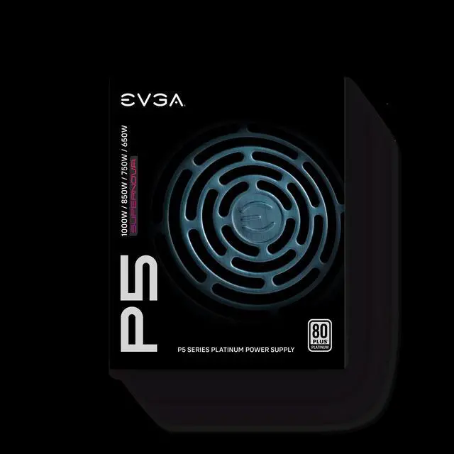 Alt view image 2 of 6 - EVGA SuperNOVA 850 P5, 80 Plus Platinum 850W, Fully Modular, Eco Mode with FDB Fan, 10 Year Warranty, Includes Power ON Self Tester, Compact 150mm Size, Power Supply 220-P5-0850-X1