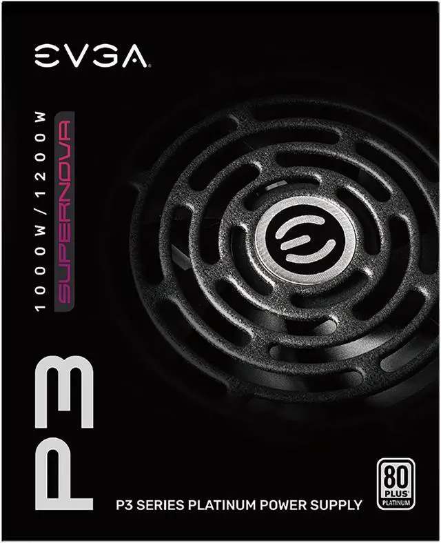 Alt view image 2 of 9 - EVGA SuperNOVA P3 220-P3-1200-X1 1200 W ATX12V / EPS12V 80 PLUS PLATINUM Certified Full Modular Active PFC Power Supply