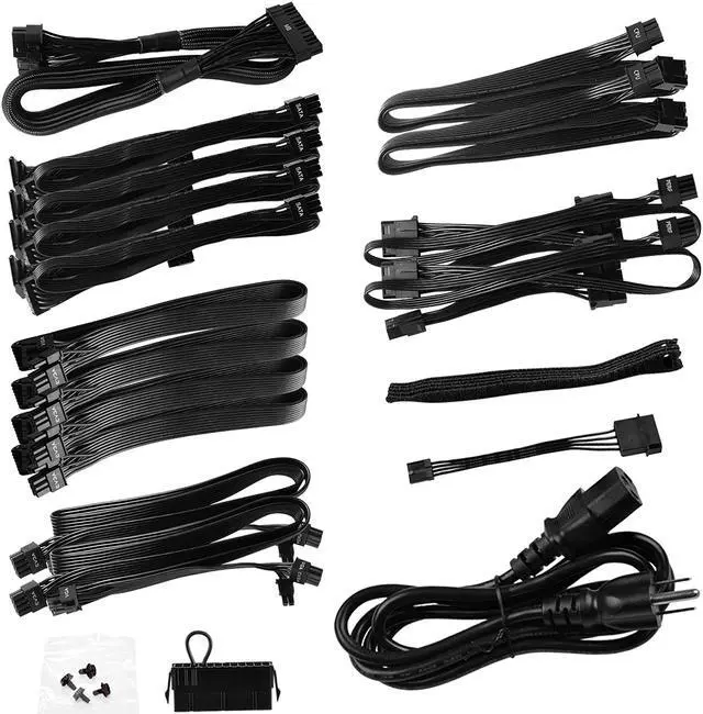 Alt view image 3 of 9 - EVGA SuperNOVA P3 220-P3-1200-X1 1200 W ATX12V / EPS12V 80 PLUS PLATINUM Certified Full Modular Active PFC Power Supply