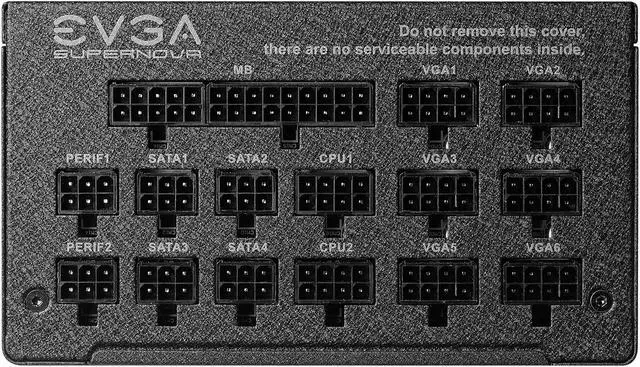 Alt view image 6 of 9 - EVGA SuperNOVA P3 220-P3-1200-X1 1200 W ATX12V / EPS12V 80 PLUS PLATINUM Certified Full Modular Active PFC Power Supply
