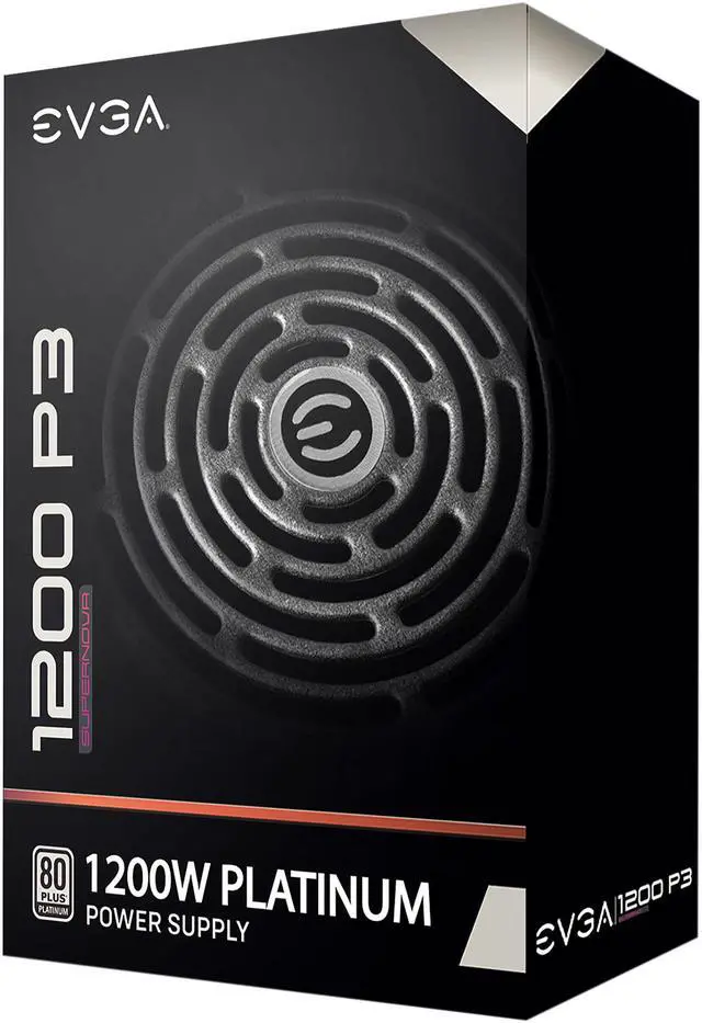 Alt view image 9 of 9 - EVGA SuperNOVA P3 220-P3-1200-X1 1200 W ATX12V / EPS12V 80 PLUS PLATINUM Certified Full Modular Active PFC Power Supply