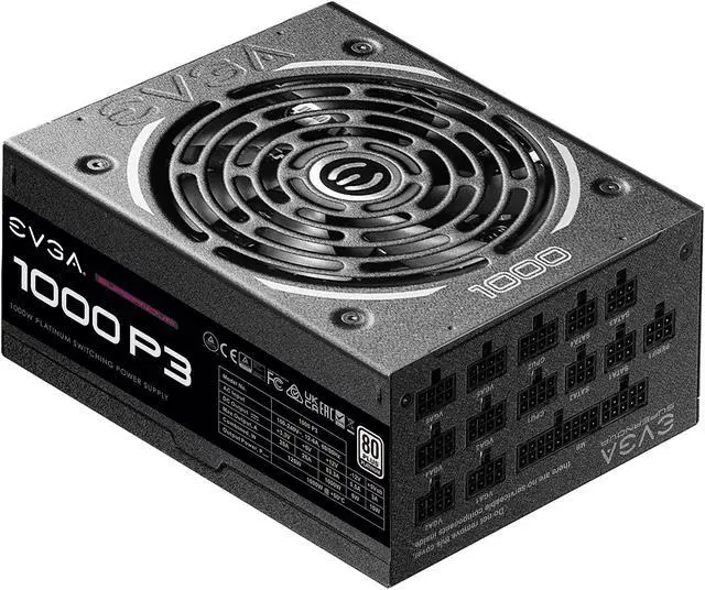 Alt view image 4 of 9 - EVGA SuperNOVA P3 220-P3-1000-X1 1000 W ATX12V / EPS12V 80 PLUS PLATINUM Certified Full Modular Active PFC PFC Power Supply