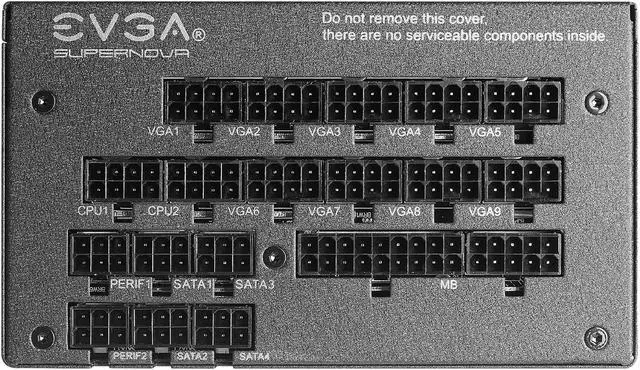 Alt view image 4 of 9 - EVGA SuperNOVA 1600 P+, 80+ Platinum 1600W, Fully Modular, 10 Year Warranty, Includes FREE Power On Self Tester, Power Supply 220-PP-1600-X1