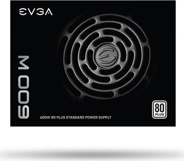 Alt view image 8 of 8 - EVGA W1 100-W1-0600-K1 600 W ATX12V 80 PLUS Certified Non Modular Active PFC EVGA 600 W1, 80+ WHITE 600W, 3 Year Warranty, Power Supply 100-W1-0600-K1
