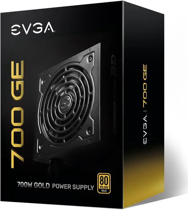 Alt view image 8 of 8 - EVGA 700 GE, 80 Plus Gold 700W, Eco Mode, Power Supply 200-GE-0700-V1