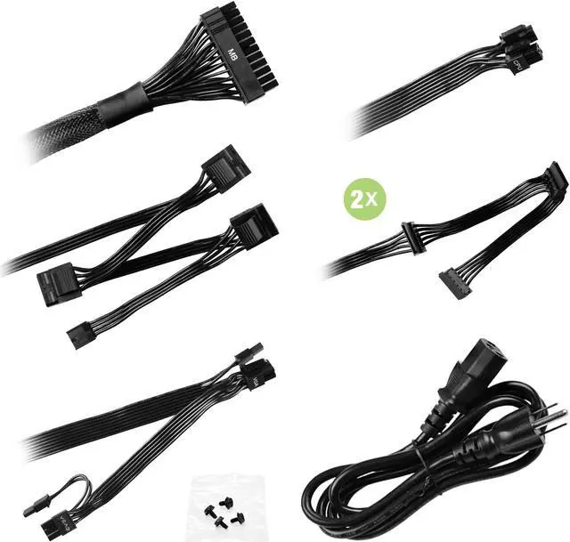 Alt view image 3 of 8 - EVGA 500 GE, 80 Plus Gold 500W, Eco Mode, Power Supply 200-GE-0500-V1