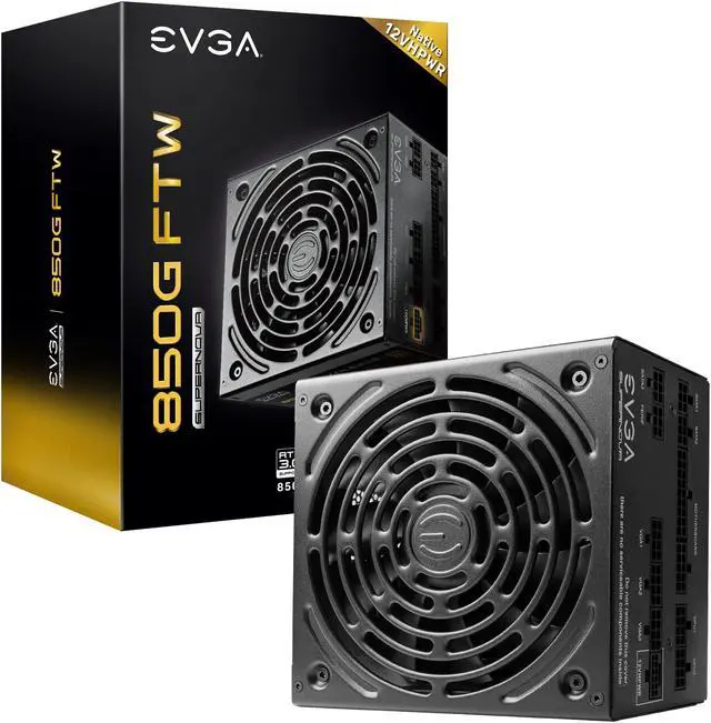 EVGA SuperNOVA 850G FTW ATX3.0 & PCIE 5, 80 Plus Gold Certified