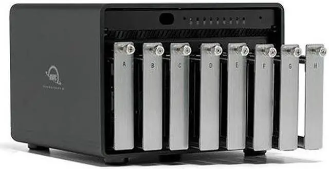 Alt view image 3 of 5 - OWC, ThunderBay 8, Dual Thunderbolt 3 Ports, Eight-Bay External Drive Enclosure