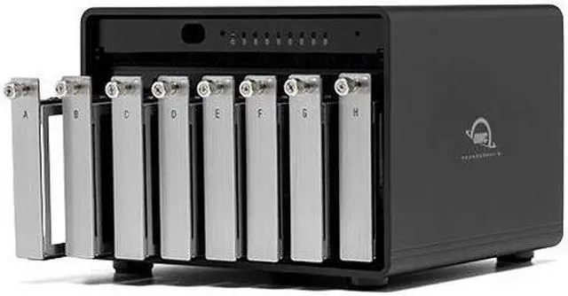 Alt view image 4 of 5 - OWC, ThunderBay 8, Dual Thunderbolt 3 Ports, Eight-Bay External Drive Enclosure