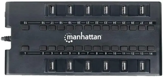 Alt view image 2 of 5 - Manhattan 28 ports MondoHub w/ power adapter