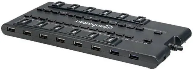 Alt view image 3 of 5 - Manhattan 28 ports MondoHub w/ power adapter