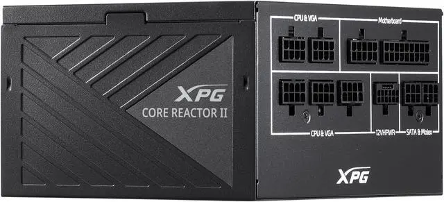 Alt view image 3 of 13 - XPG CorereactorII 750W PCIE 5 & ATX 3.0 Power Supply - Full Modular - 80 Plus and Cybenetics GOLD Certified - 100% Japanese 105°C Capacitors (COREREACTORII750G-BKCUS)