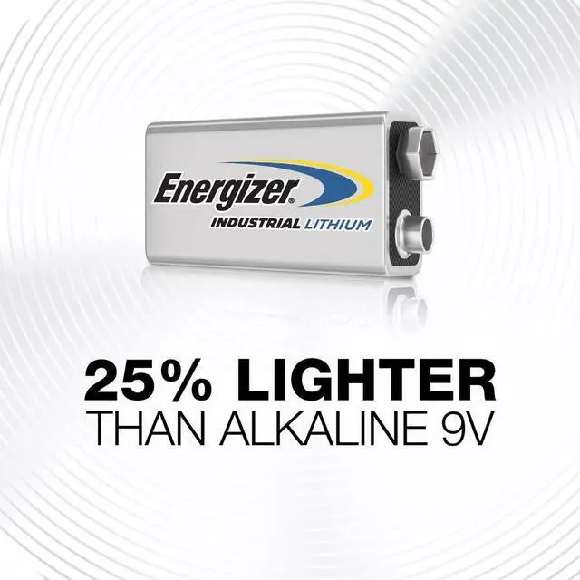 Alt view image 5 of 5 - Energizer Industrial 9-volt Lithium Batteries - 12 / Pack  LN522