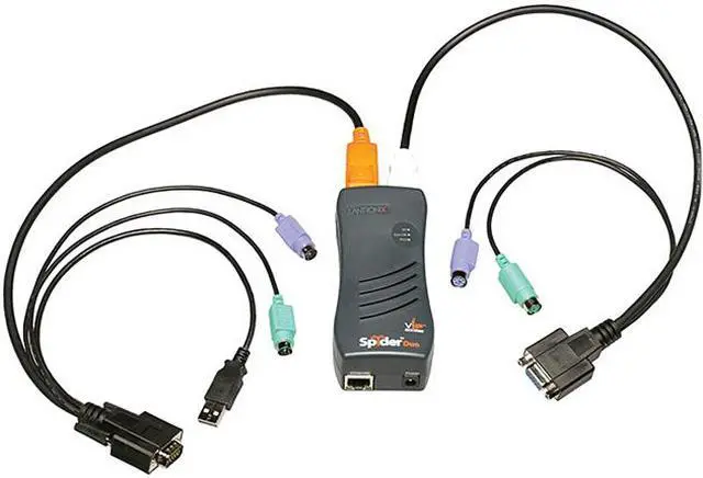 Main image of Lantronix SLSLP400PS2-01 SecureLinx SpiderDuo KVM Switch