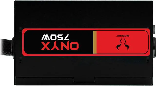 Alt view image 6 of 13 - Riotoro ONYX PR-BA0750-SM 750 W ATX 12V 2.4 80 PLUS BRONZE Certified Semi-Modular Active PFC Power Supply