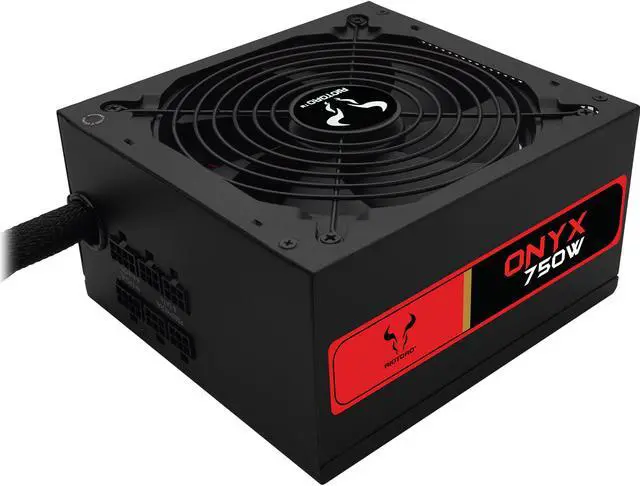 Main image of Riotoro ONYX PR-BA0750-SM 750 W ATX 12V 2.4 80 PLUS BRONZE Certified Semi-Modular Active PFC Power Supply