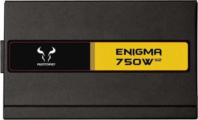 Alt view image 2 of 13 - Riotoro Enigma 750W PR-GP0750-FMG2-NA 750 W ATX SLI CrossFire 80 PLUS GOLD Certified Full Modular Active PFC Power Supply