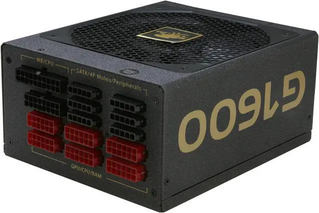 Alt view image 6 of 7 - LEPA G Series G1600-MA 1600 W ATX12V / EPS12V SLI Ready CrossFire Ready 80 PLUS GOLD Certified Full Modular Power Supply
