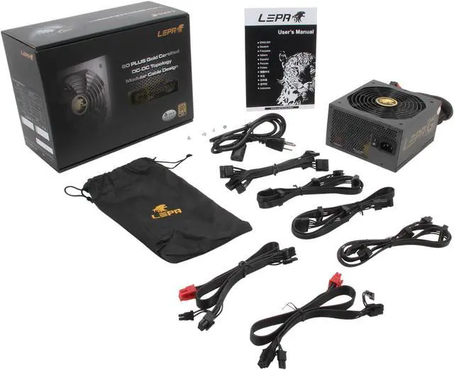 Alt view image 8 of 8 - LEPA G Series G750-MAS 750 W ATX12V / EPS12V SLI Ready CrossFire Ready 80 PLUS GOLD Certified Modular Active PFC Power Supply